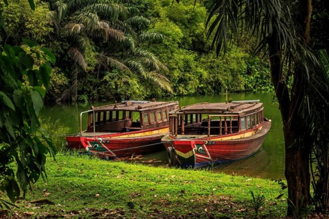 Two traditional boats