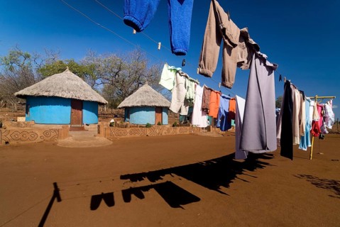 Washing on the line