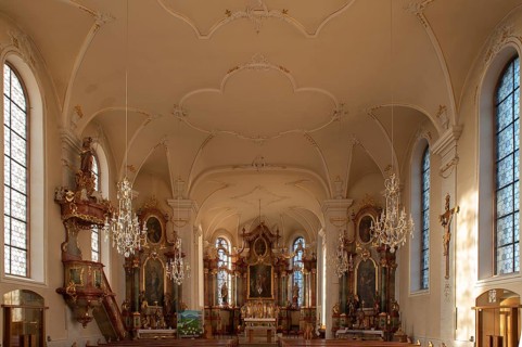 Chancel of the parish church of St. Johann Baptist