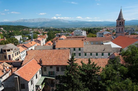 Townscape of Sinj