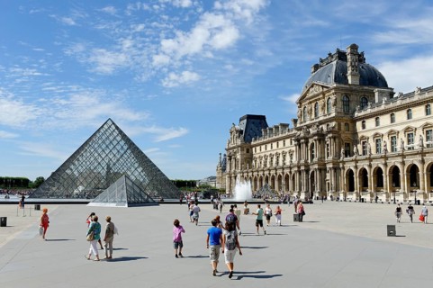 Glass pyramid
