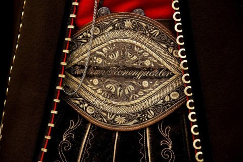 Detail view of a traditional belt