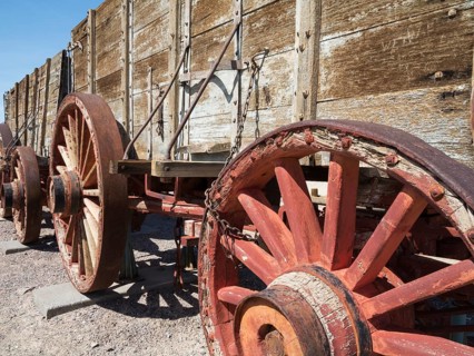 Displayed wagons