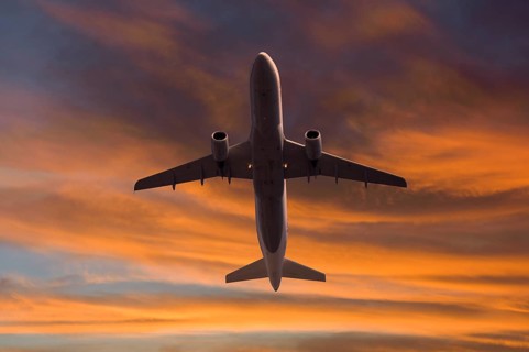 Lufthansa Airbus in flight