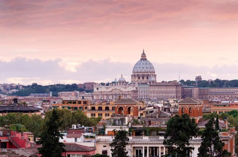 View from the Pincio of St. Peter's Basilica