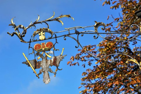 Hanging sign of Gasthof Adler