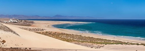 View across the dunes