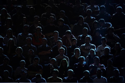 Boxing audience