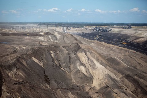 Lignite mining