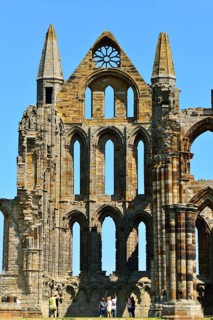 The ruins of Whitby Abbey that inspired Bram Stoker to his masterpiece 'Dracula'