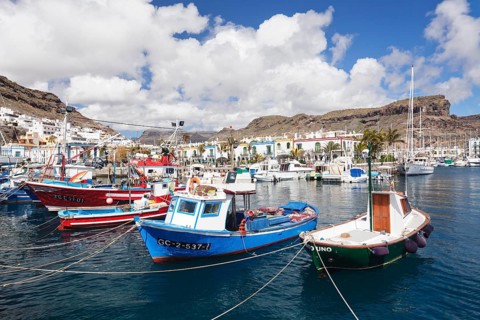 Fishing boats in the harbor