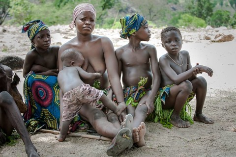 Women and children of the Koma people