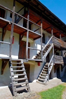 Storage rooms of the Saxon fortified church of Prejmer