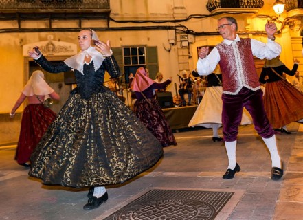 Dancers in traditional costume