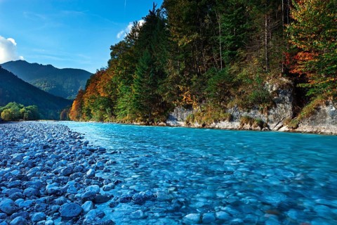 Rissbach river in Vorderriss