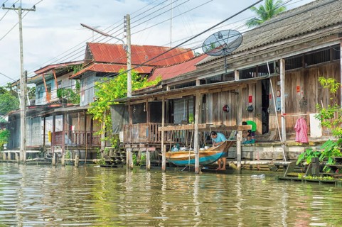 Houses by the water