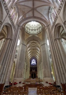 Gothic Coutances Cathedral