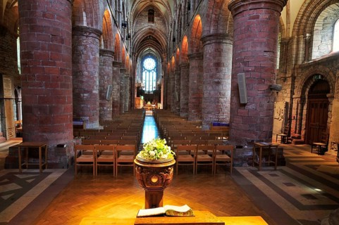 Interior of St Magnus Cathedral
