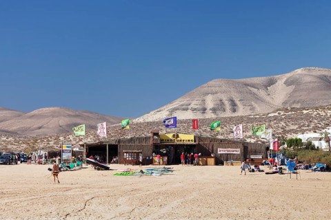 Surf school and beach bar