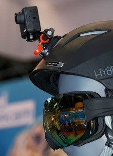 Helmet camera or actioncam