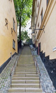 Street of stairs in Mariaberget