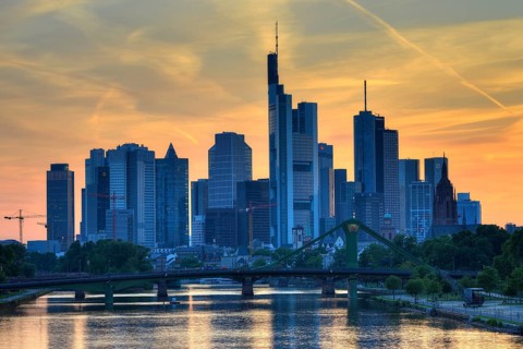 Skyline at dusk