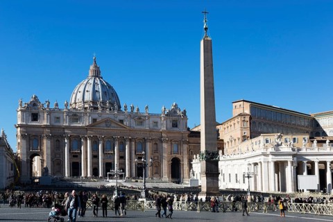 St Peter's Square with St Peter's Basilica