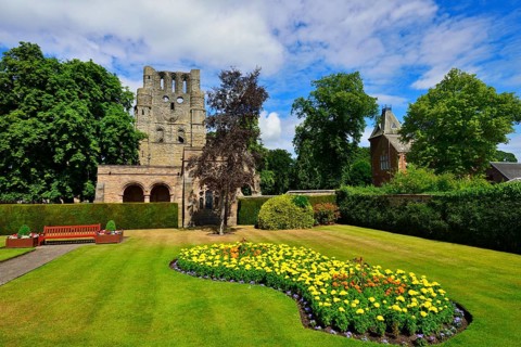 The ruins of Kelso Abbey