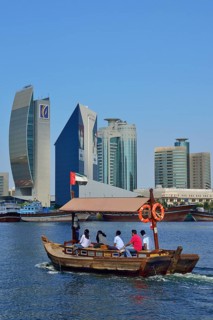 Abra on Dubai Creek in front of Deira