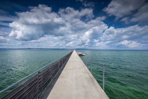 Pier on Lake Constance