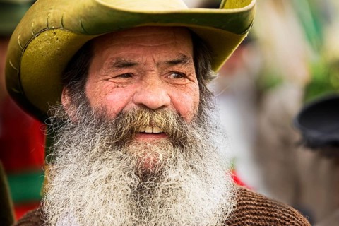 Old man with a long beard