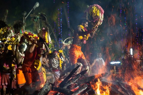 Firewalker ceremony of Agni Kavadi