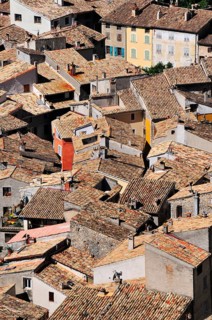View over the rooftops of the historic centre