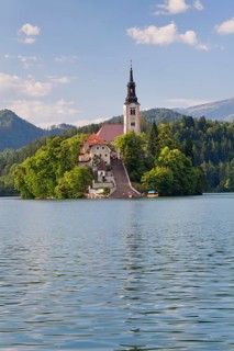Bled island with St. Mary's Church