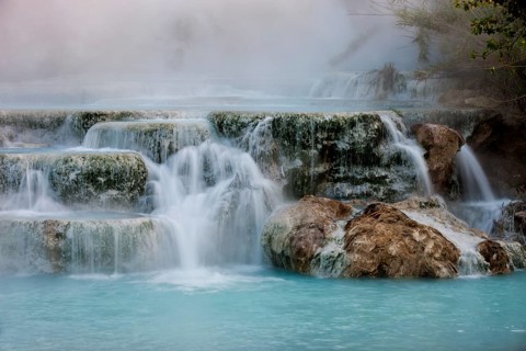 Thermal waterfalls
