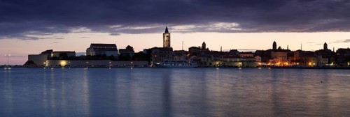 Historic centre at dusk