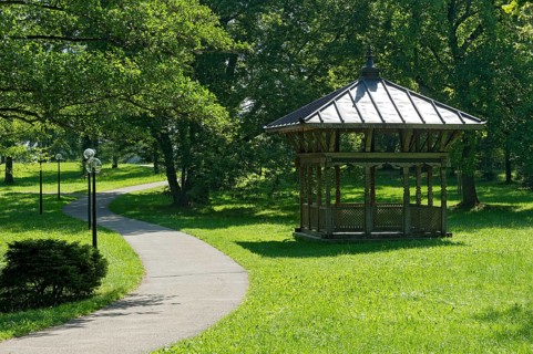 Wooden pavilion