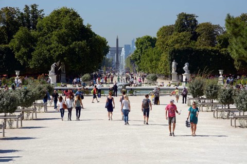 In Jardin des Tuileries or Tuileries Garden
