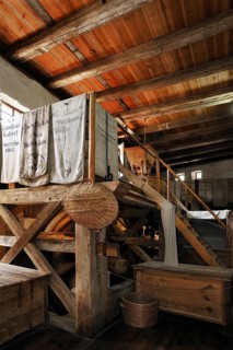 Mill space of a flour mill