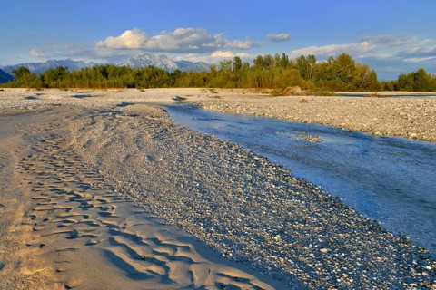 Tagliamento braided river