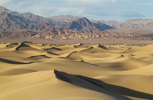 Mesquite Flat Sand Dunes in the evening light