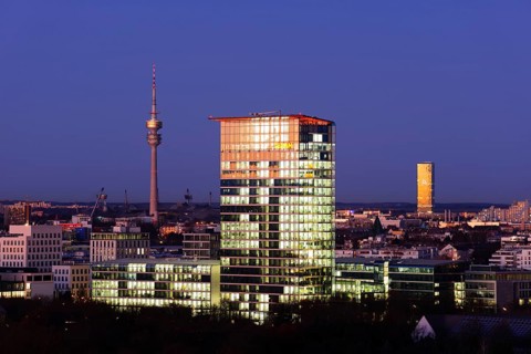 Skyline with the Olympic Tower