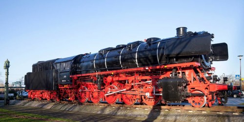 Historic freight train locomotive 043903-4
