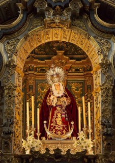 Chapel of the Virgen de la Soledad in the San Pedro church