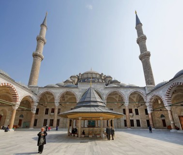 Forecourt of the Fatih Mosque