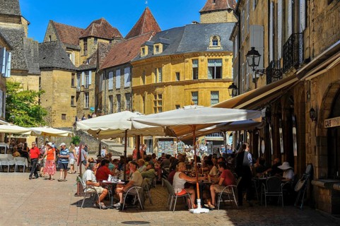 Place de la Liberte in Sarlat-la-Caneda