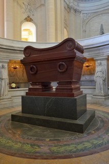 The sarcophagus of Napoleon Bonaparte at Les Invalides