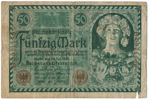 Old banknote