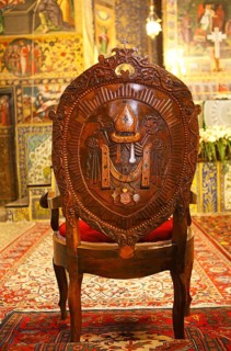 Holy Chair in Armenian Vank Cathedral