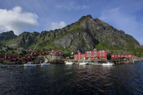 Motor boats at the Nordisk Museum